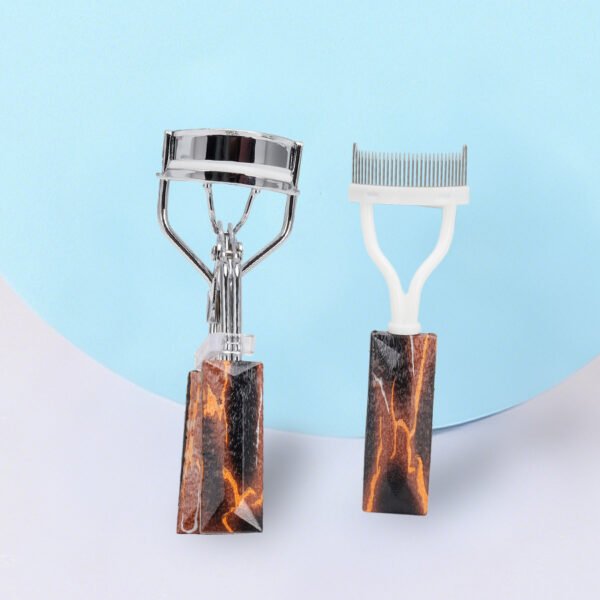 主图 (2) Stainless Steel Eyelash Curler Curl Beauty Tool Eyebrow Comb