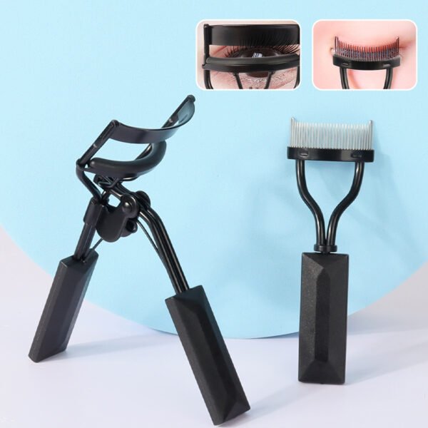 主图 (5) Stainless Steel Eyelash Curler Curl Beauty Tool Eyebrow Comb