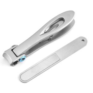 2PCS Stainless Steel Nail Clipper Professional Finger Nail Cutter Nail Clipper Set Manicure Sets
