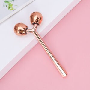 3d Facial Care Massage Roller Firming High Quality Gold Face Tool for Massage Beauty Face Roller Massage Ball