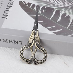 Gradient - Hued Hollow - Out Eyebrow Scissors, Sharp Blade for Smooth and Accurate Trimming