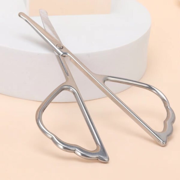 Stainless Steel Nail Art Cuticle Manicure Scissors Eyelash Cutter