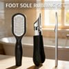 3Pcs Foot Care Kit, Foot File + Ingrown Toenail Clipper +Foot Rasp, Stainless Steel Pedicure Tools for Dead Skin/Calluses, Anti-Splash Design, Ideal Gift for Men & Women, Perfect for Home & Salon Use