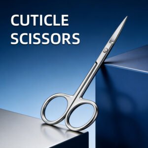 Premium 420J2 Stainless Steel Cuticle Scissors | Ultra-Sharp Hand-Polished Blades | Ergonomic Design for Precise Cuticle & Hangnail Trimming