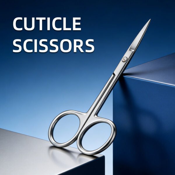 Premium 420J2 Stainless Steel Cuticle Scissors | Ultra-Sharp Hand-Polished Blades | Ergonomic Design for Precise Cuticle & Hangnail Trimming