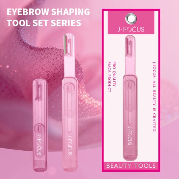 Retractable Eyebrow Razor with Safety Guard | Multi-Use Facial Shaping Tool